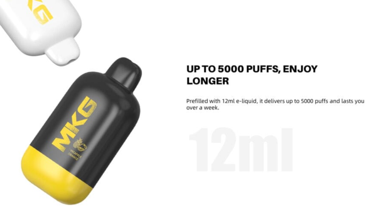 Top Features of MKG MK237: 5000 Puffs in a Stunning Design